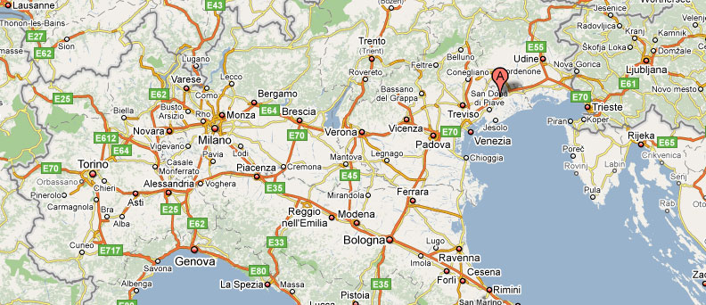 Mappa Autostrade D'Italia